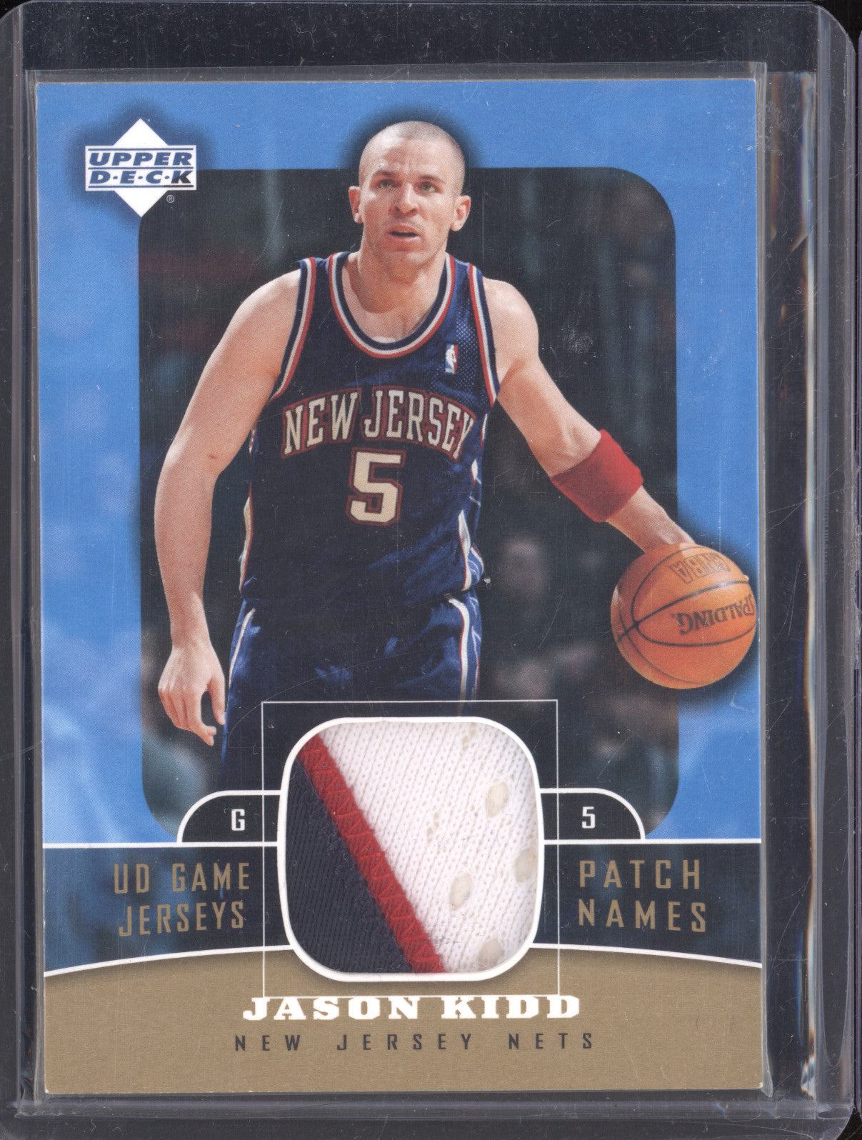 Jason Kidd 2004 Upper Deck  PNA-JK Patch Names Jersey