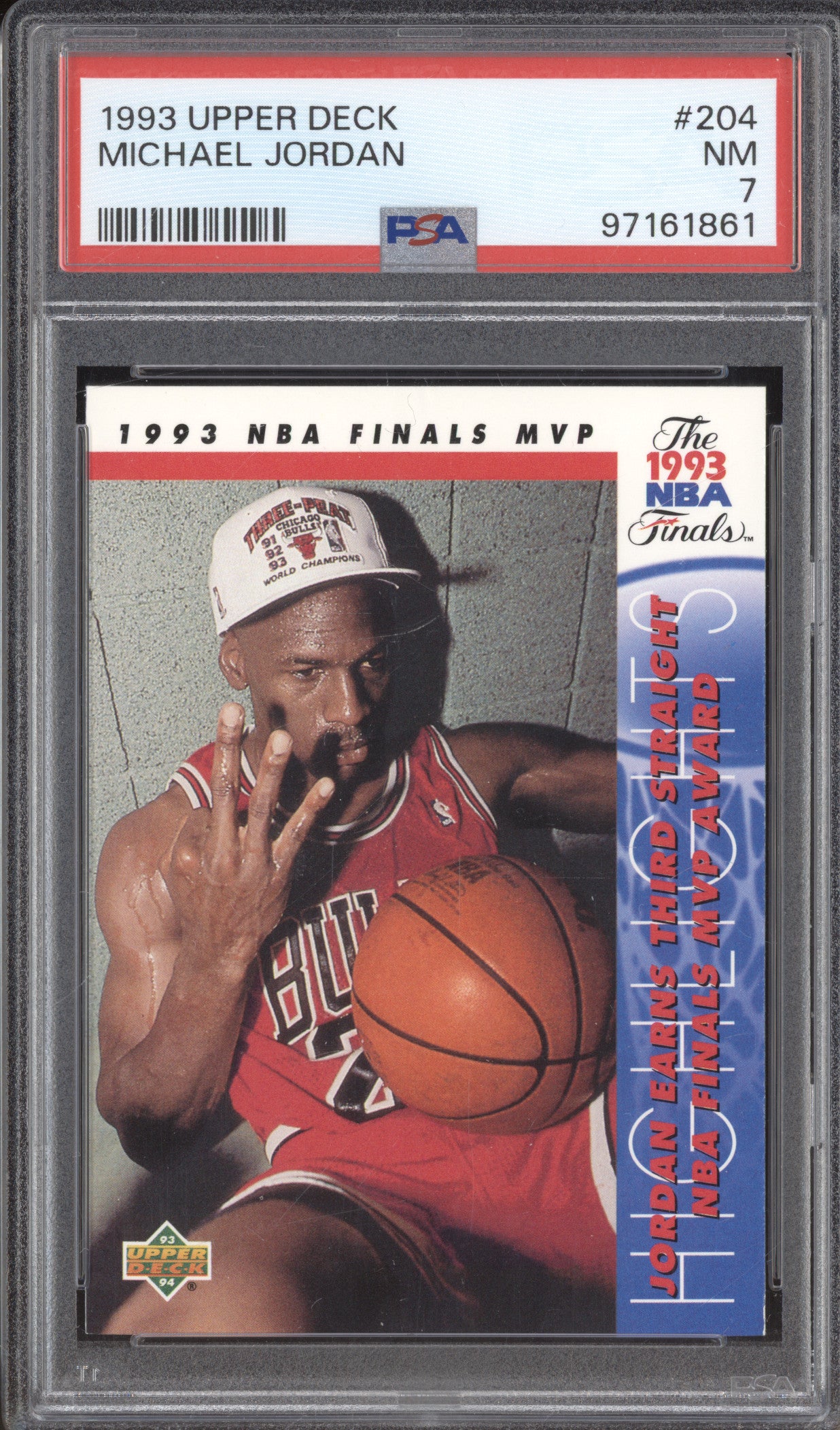 Michael Jordan 1993-94 Upper Deck 204 PSA 7