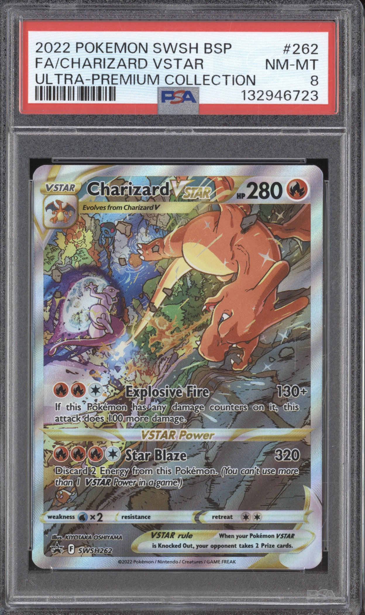 Charizard VSTAR 2022 Pokemon Ultra Premium Collection Promo SWSH262 PSA 8