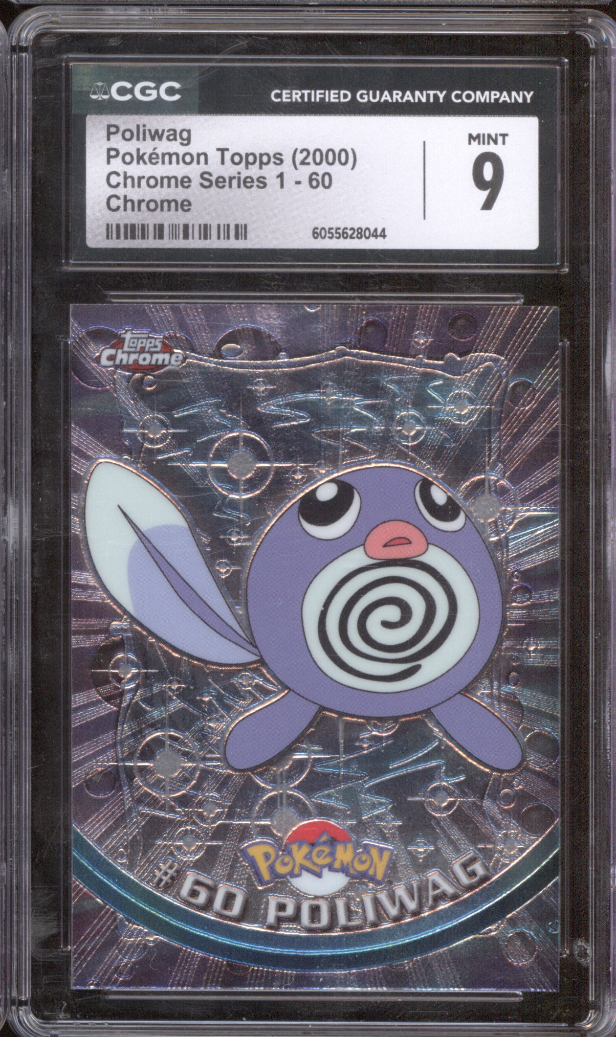 Poliwag 2000 Pokemon Topps Chrome Series 1 60 CGC 9