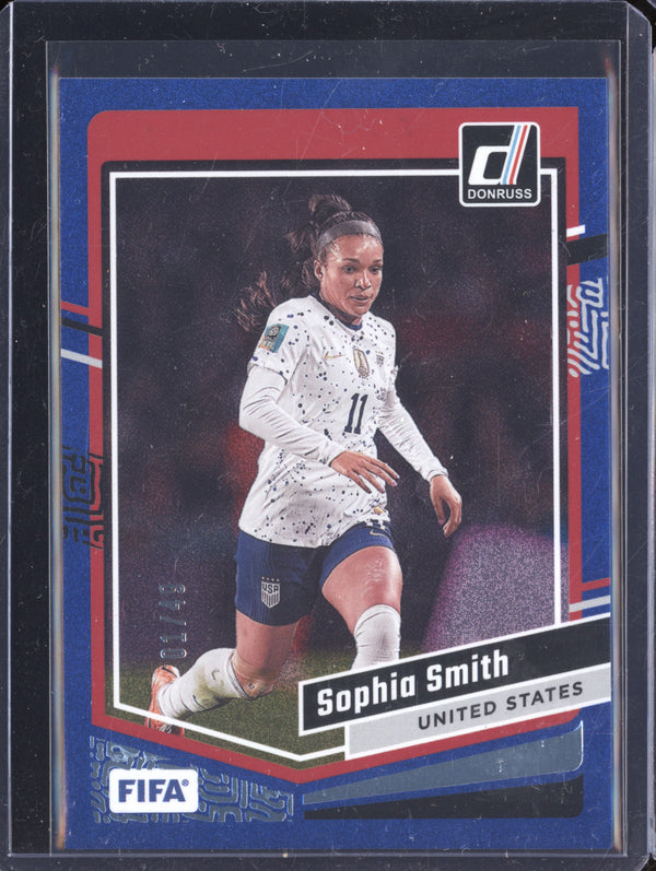 Sophia Smith 2023-24 Panini Donruss 66 Blue 1/49