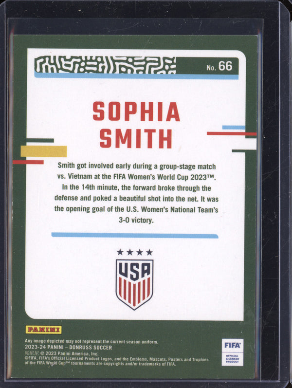 Sophia Smith 2023-24 Panini Donruss 66 Blue 1/49