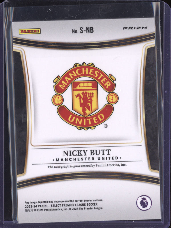 Nikcy Butt 2023-24 Panini Select Premier League  S-NB Signature Peacock