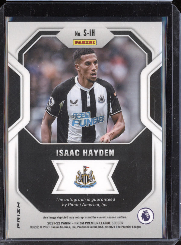 Isaac Hayden 2021-22 Panini Prizm S-IH Signatures Choice