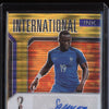 Bacary Sagna 2022 Panini Prizm WC I-BSG International Ink Gold Breakaway 8/10