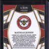 Mathias Jensen 2023-24 Panini Select Premier League SS-MJ Select Sig Peacock