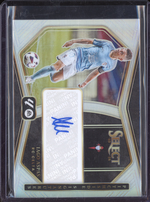 Iago Aspas 2023-24 Panini Select La Liga PS-IA Pitchside Signatures