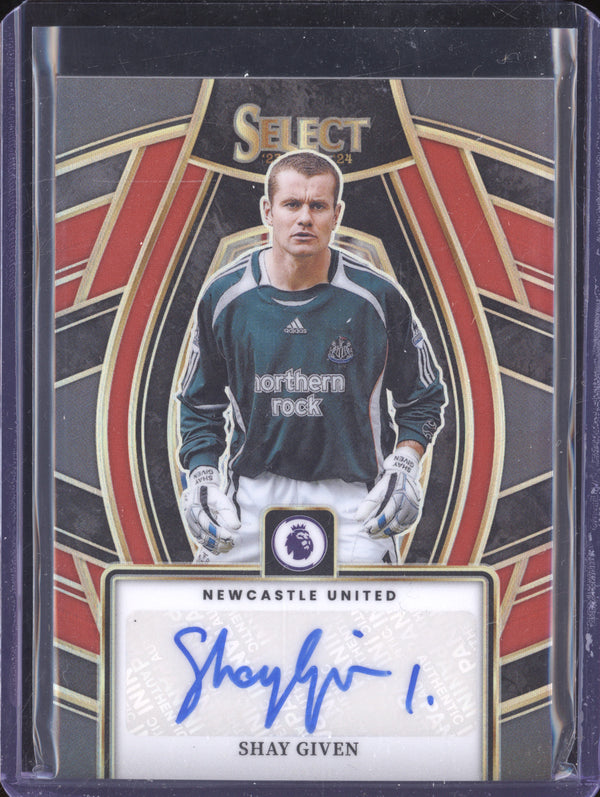 Shay Given 2023-24 Panini Select Premier League SS-SGN Select Signatures Red