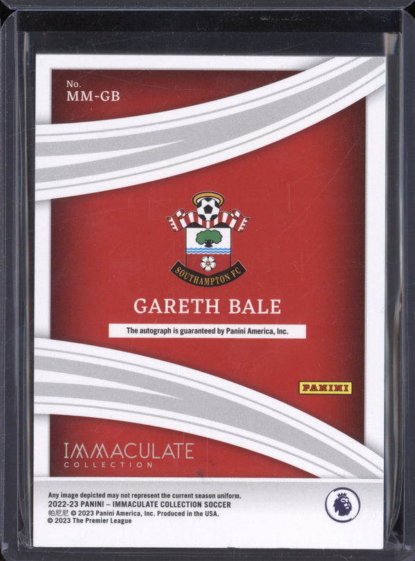 Gareth Bale 2022-23 Panini Immaculate MM-GB Modern Marks 44/49