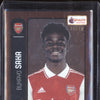 Bukayo Saka 2022-23 Topps Merlin Heritage 98 75 Orange 6/10