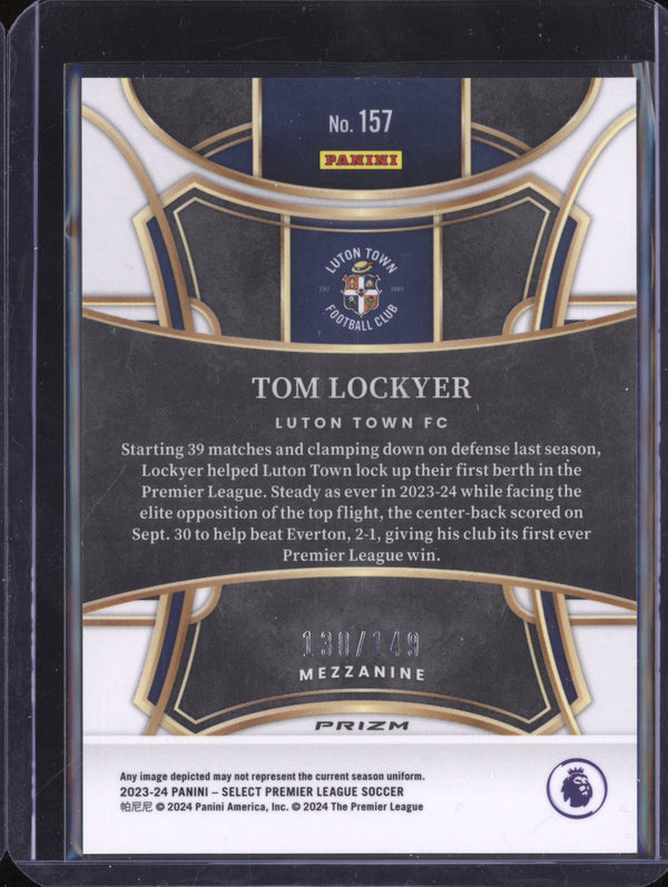 Tom Lockyer 2023-24 Panini Select Premier League  157 Red Wave RC 130/149