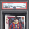 Lionel Messi 2010-11 Panini  119 Autografo PSA 9