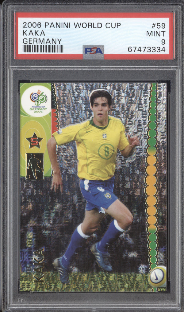 Kaka 2006 Panini World Cup 59 Germany PSA 9