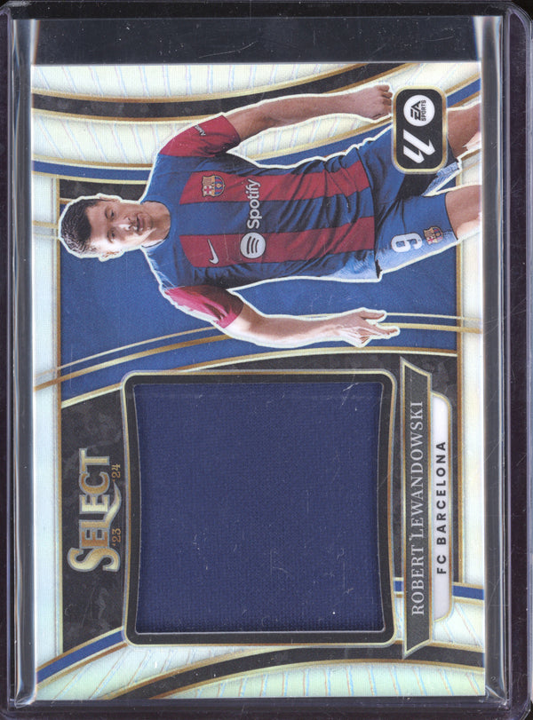 Robert Lewandowski 2023-24 Panini Select La Liga JS-RL Jumbo Swatches