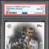 Zinedine Zidane 2023-24 Topps UEFA CC 10 SSP PSA 8