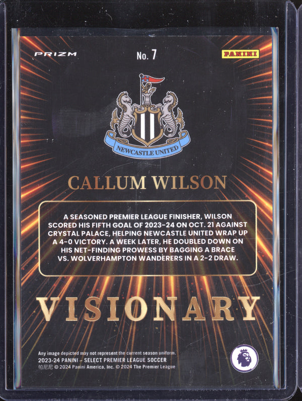 Callum Wilson 2023-24 Panini Select Premier League 7 Visionary