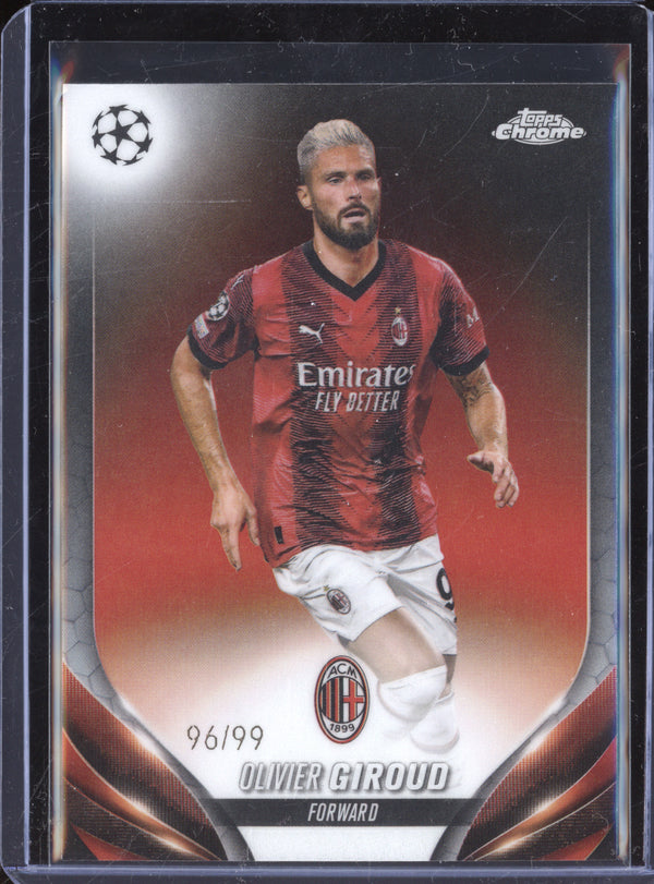 Olivier Giroud 2023-24 Topps Chrome UCC 43 Color Match 96/99