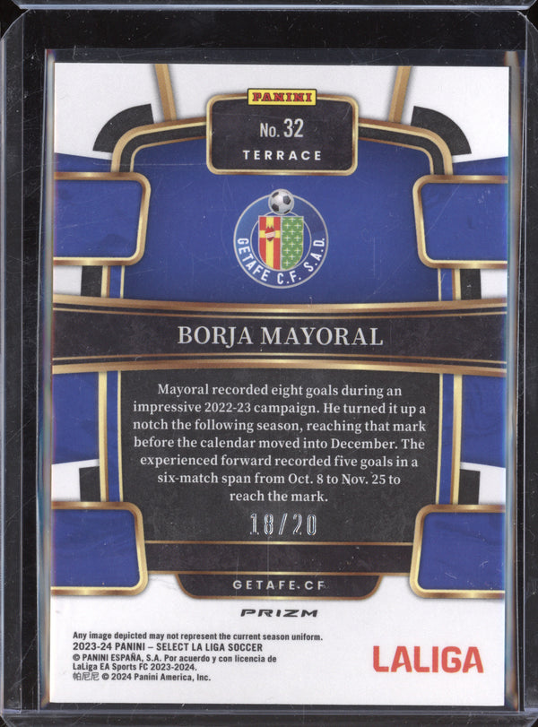 Borja Mayoral 2023-24 Panini Select La Liga 32 White 18/20