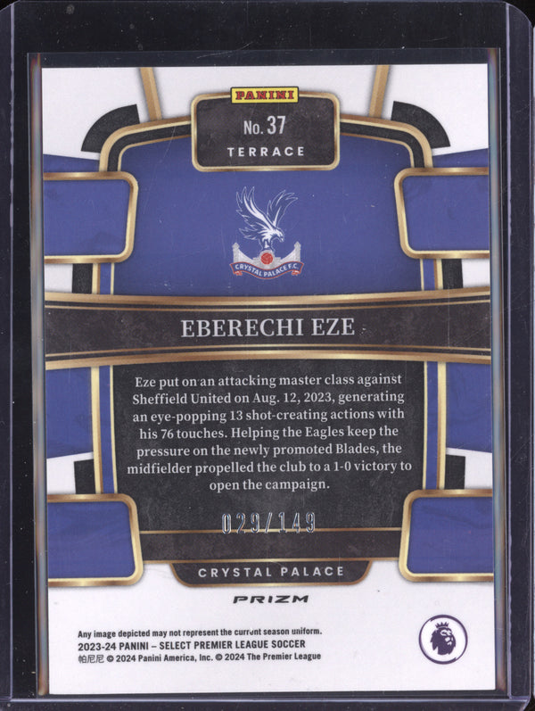 Eberechi Eze 2023-24 Panini Select Premier League 37 Red Wave 29/149