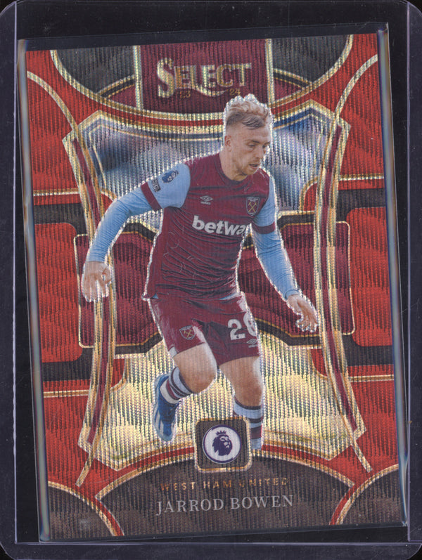 Jarrod Bowen 2023-24 Panini Select Premier League 191 Red Wave 61/149