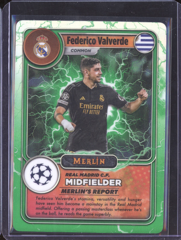 Federico Valverde 2023-24 Topps Merlin UCC MG-21 Merlin's Gamers