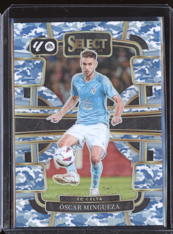 Oscar Mingueza 2023-24 Panini Select La Liga 55 Winter Camo 76/99