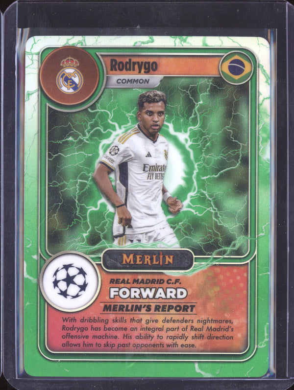 Rodrygo 2023-24 Topps Merlin UCC MG-20 Merlin's Gamers