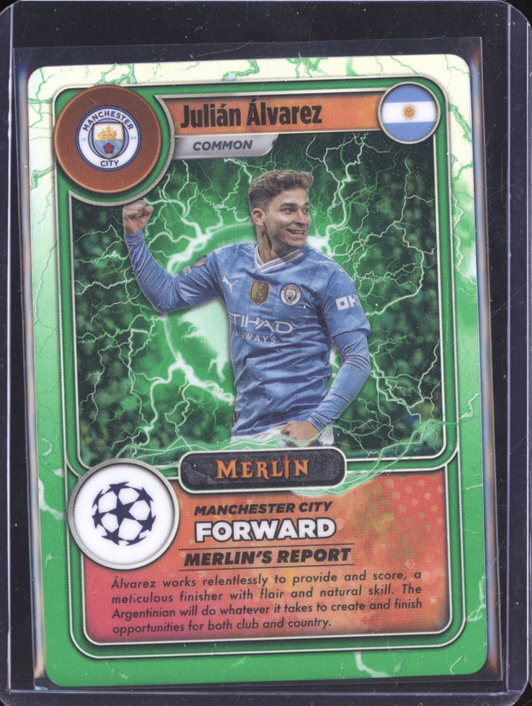 Julian Alvarez 2023-24 Topps Merlin UCC MG-32 Merlin's Gamers