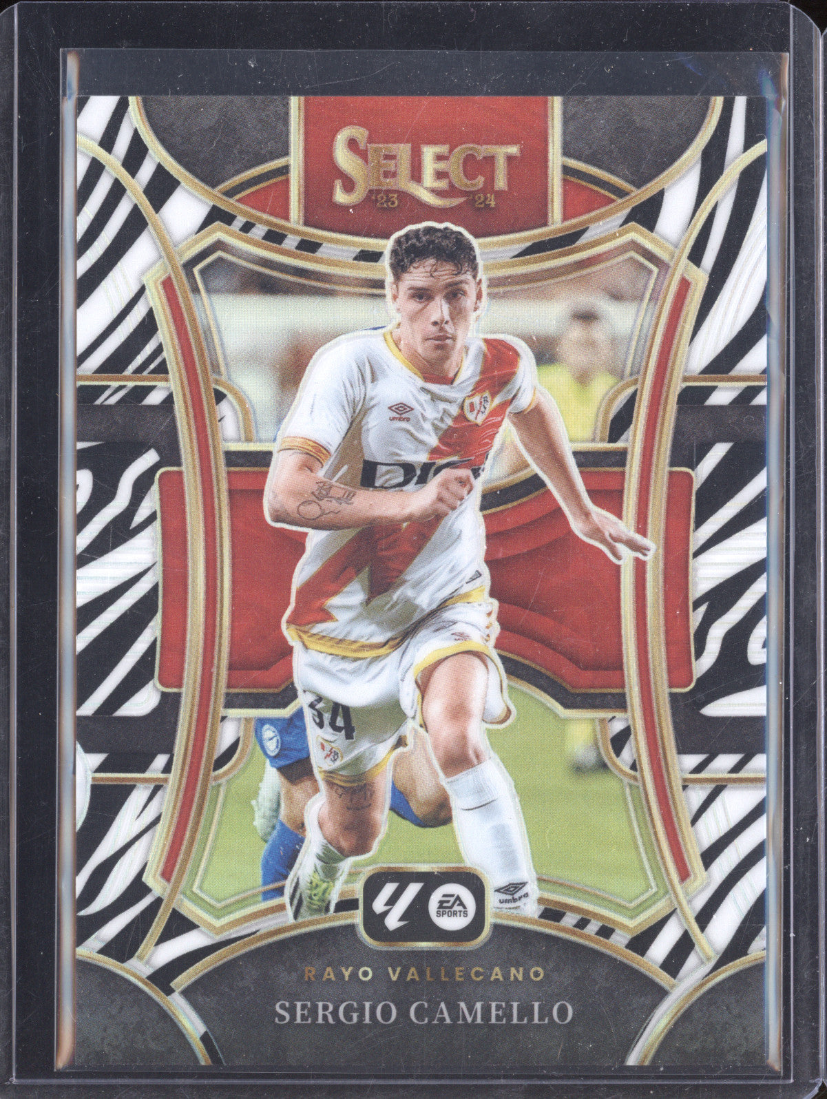 Sergio Camello 2023-24 Panini Select La Liga 155 Zebra 13/25