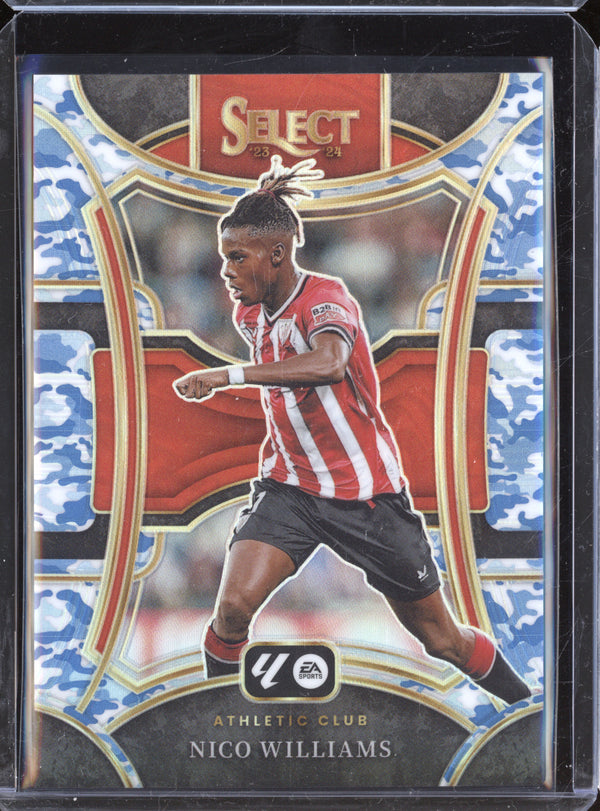 Nico Williams 2023-24 Panini Select La Liga 107 Winter Camo 76/99