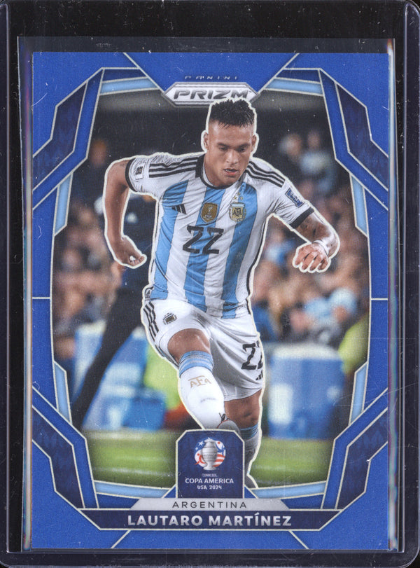 Lautaro Martinez 2024 Panini Prizm Copa America 2 Blue 45/110