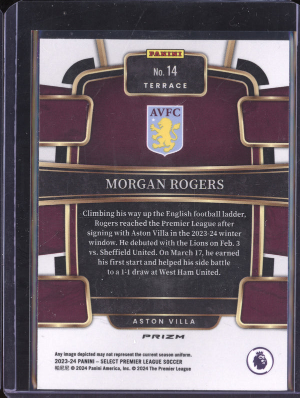 Morgan Rogers 2023-24 Panini Select Premier League 14 Red RC