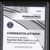 Gianluigi Donnarumma 2023-24 Topps UEFA Club Competitions TS-GD Superstar Relics Orange Foilboard 8/25