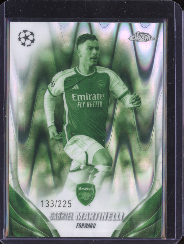 Gabriel Martinelli 2023-24 Topps Chrome UCC 23 Night Vision Ray Wave Refractor 133/225