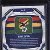 Bolivia 2024 Panini Prizm Copa America 2 Team Badges Silver