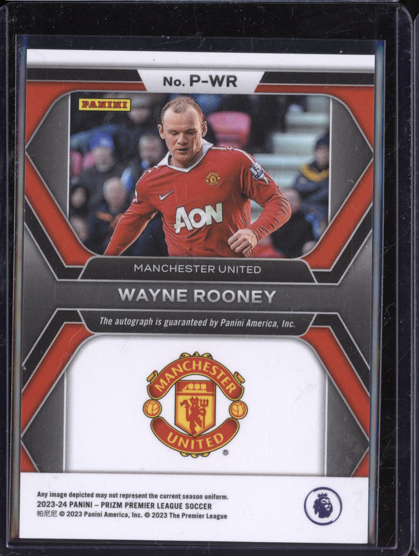 Wayne Rooney 2023-24 Panini Prizm P-WR Penmanship Auto