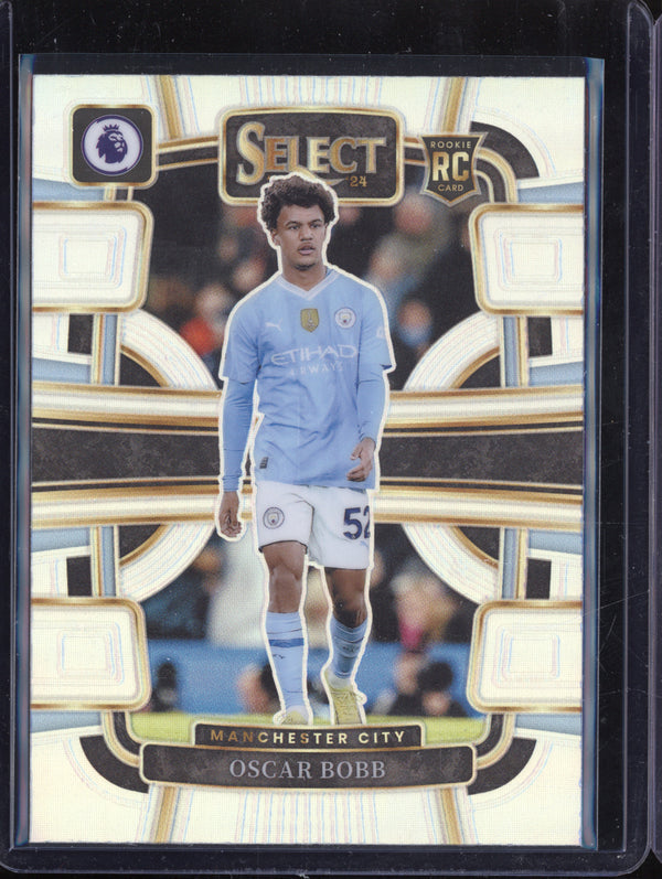 Oscar Bobb 2023-24 Panini Select Premier League 64 Silver RC