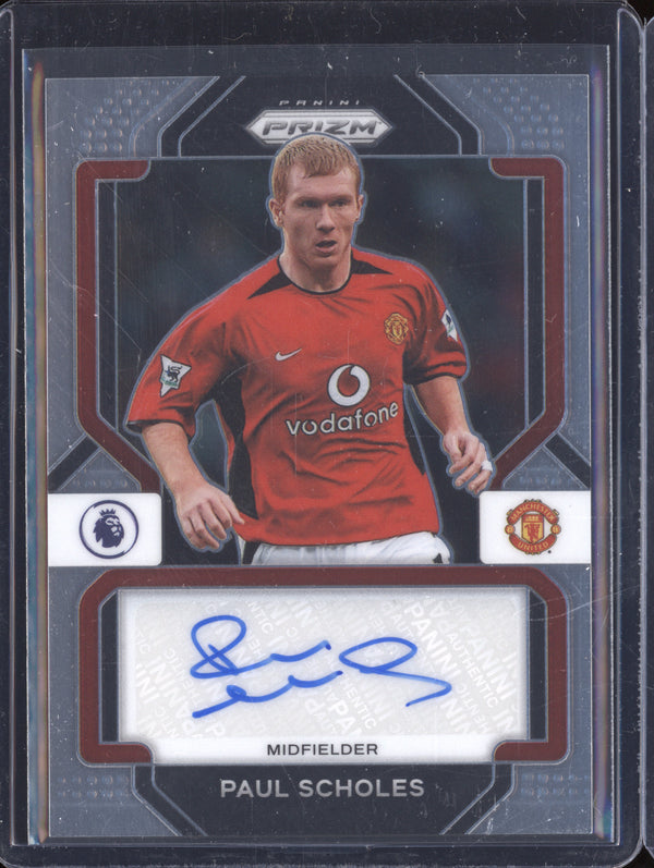 Paul Scholes 2022-23 Panini Prizm S-PCC Signature