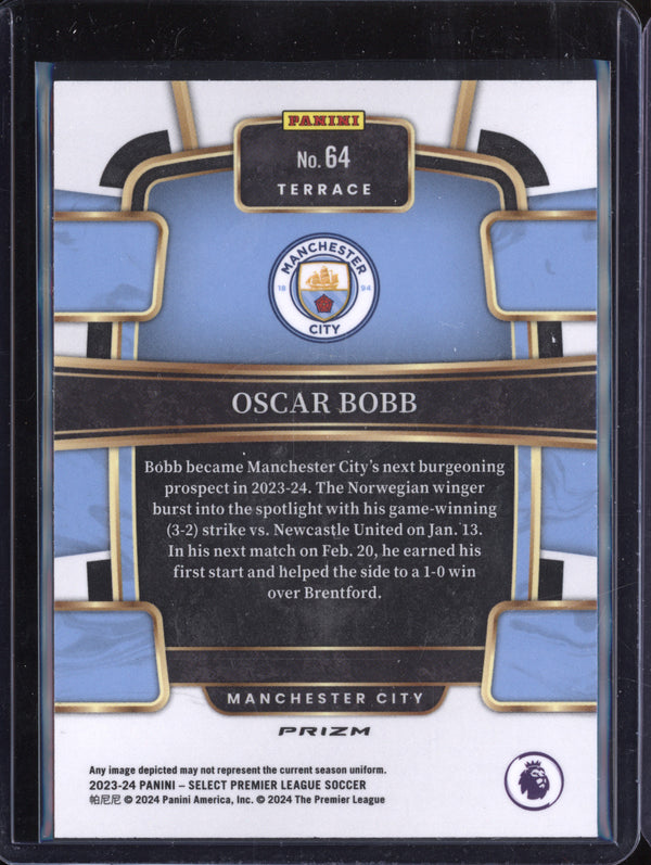 Oscar Bobb 2023-24 Panini Select Premier League 64 Silver RC