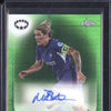 Millie Bright 2023-24 Topps Chrome UEFA Women's A-MB Neon Green Prism Auto /150