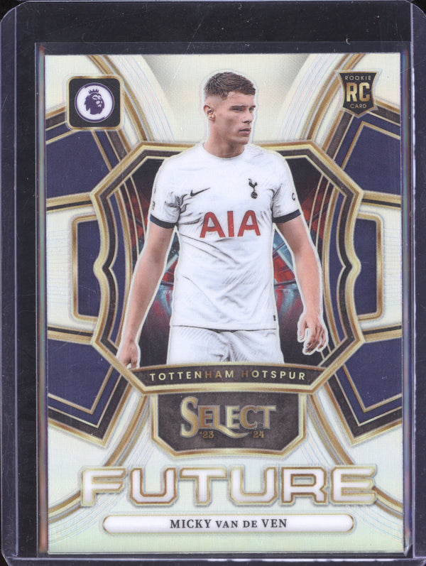 Mickey van de Ven 2023-24 Panini Select Premier League 22 Future Silver RC