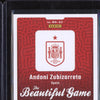 Andoni Zubizarreta 2023-24 Panini Donruss BG-AZ Beautiful Game Auto