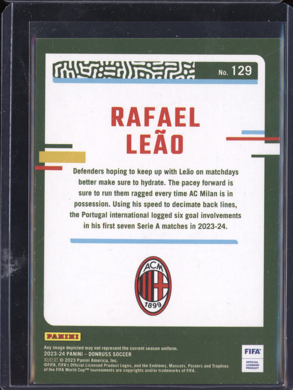 Rafael Leao 2023-24 Panini Donruss 129 Blue 28/49