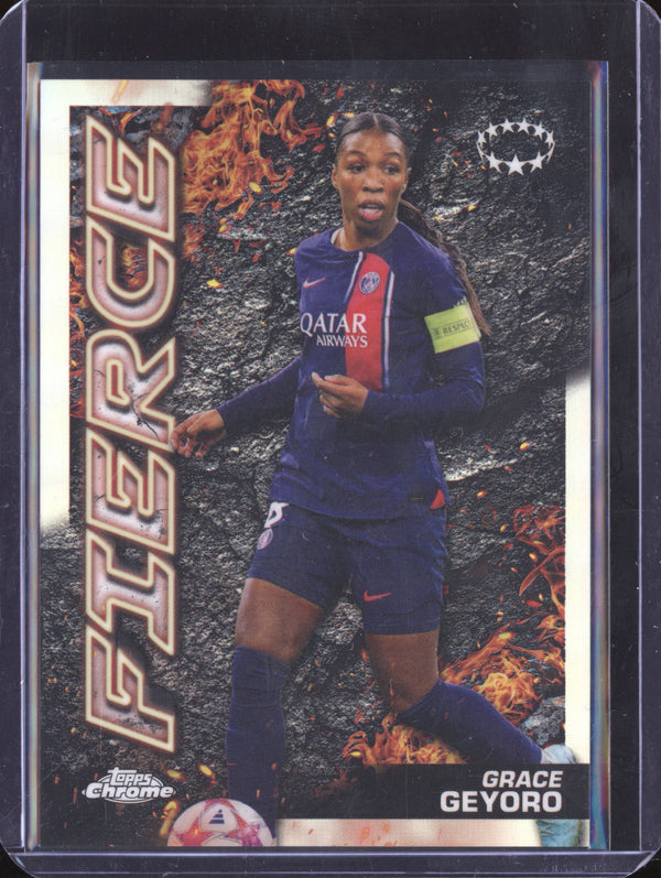 Grace Geyoro 2023-24 Topps Chrome UWCL FR-4 Fierce