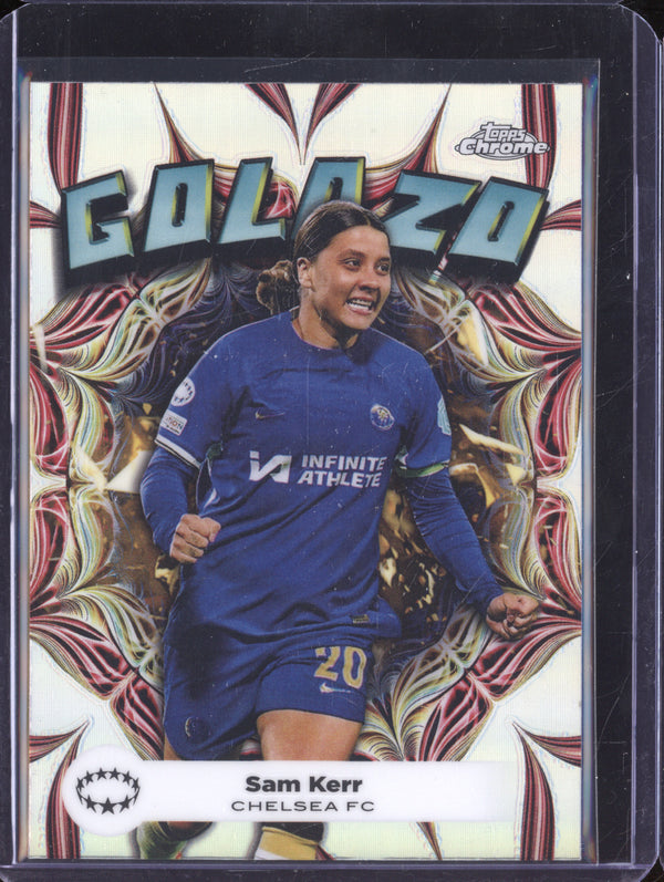 Sam Kerr 2023-24 Topps Chrome UWCL GZ-4 Golazo