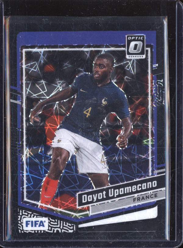 Dayot Upamecano 2023-24 Panini Donruss 18 Optic Black 1/1