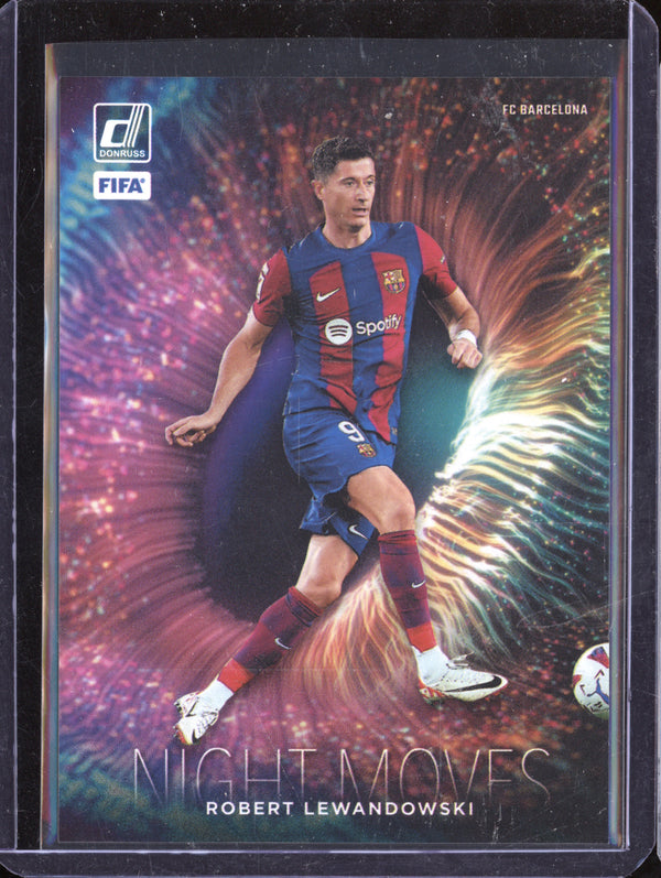 Robert Lewandowski 2023-24 Panini Donruss 9 Night Moves