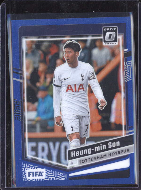 Hueng-min Son 2023-24 Panini Donruss 103 Optic Blue 31/99