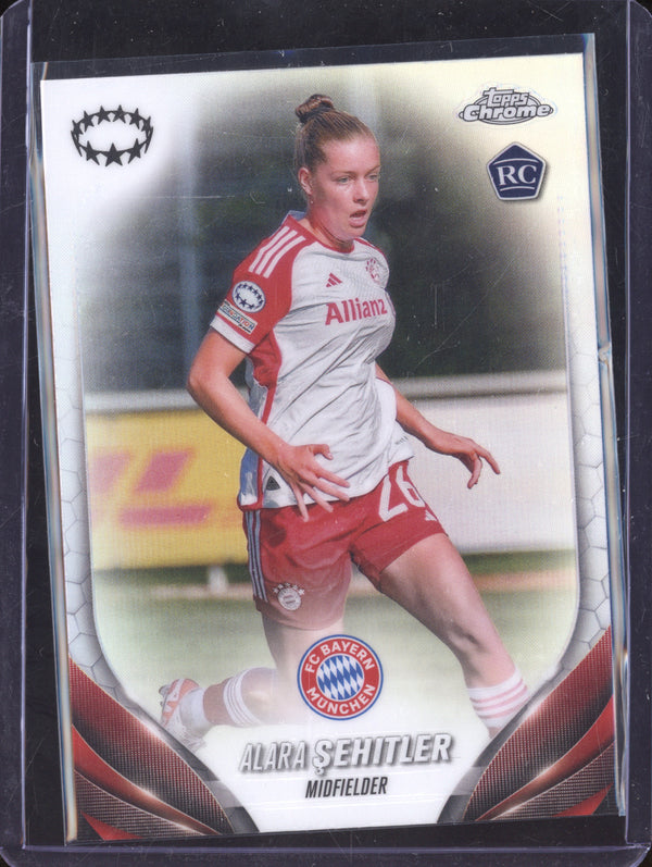 Alara Sehitler 2023-24 Topps Chrome UWCL 75 Refractor RC