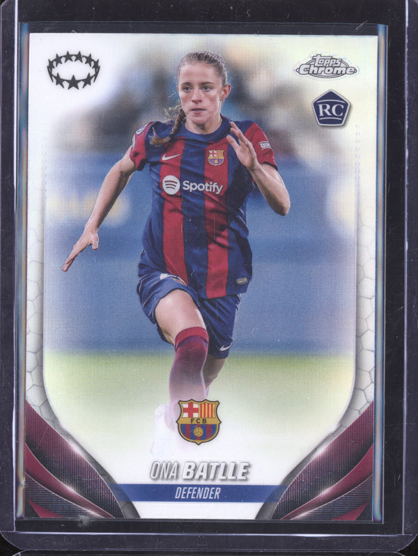 Ona Batlle 2023-24 Topps Chrome UWCL 90 Refractor RC